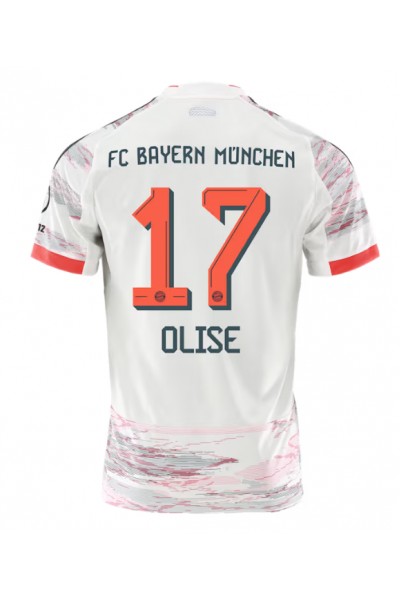 Bayern Munich Michael Olise #17 Jalkapallovaatteet Vieraspaita 2025-26 Lyhythihainen Bayern Munich Michael Olise #17 Jalkapallovaatteet Vieraspaita 2025-26 Lyhythihainen